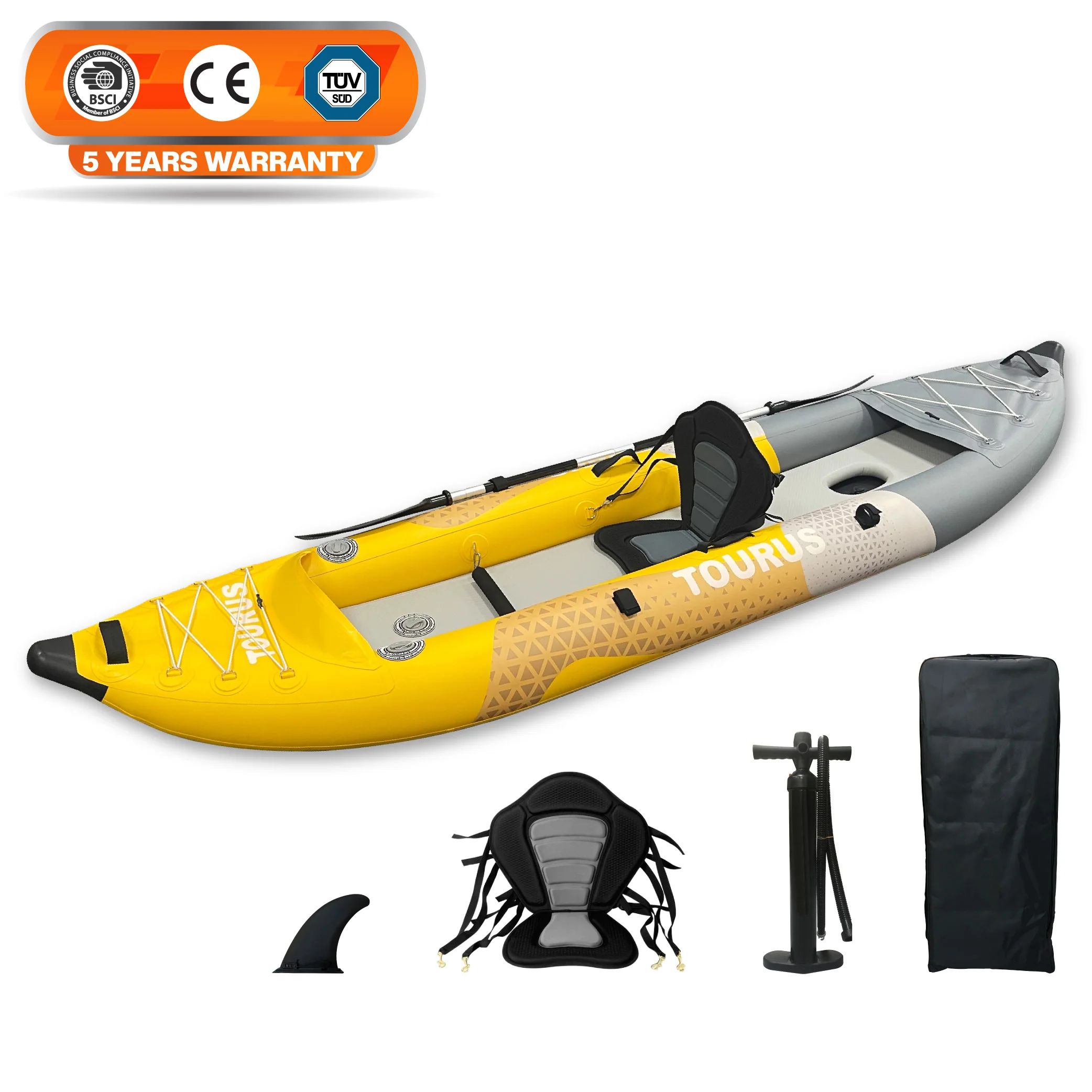 Reanox hot sale canoe/kayak inflatable custom PVC inflatable fishing kayak for 2 person