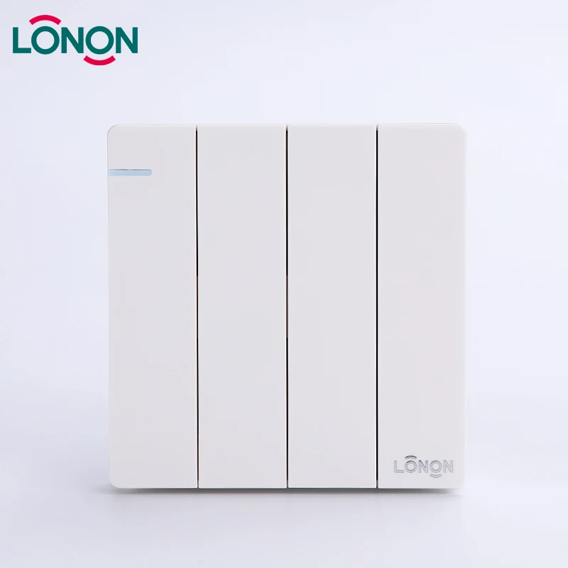 1/2/3/4 банды 1/2 way настенный выключатель света