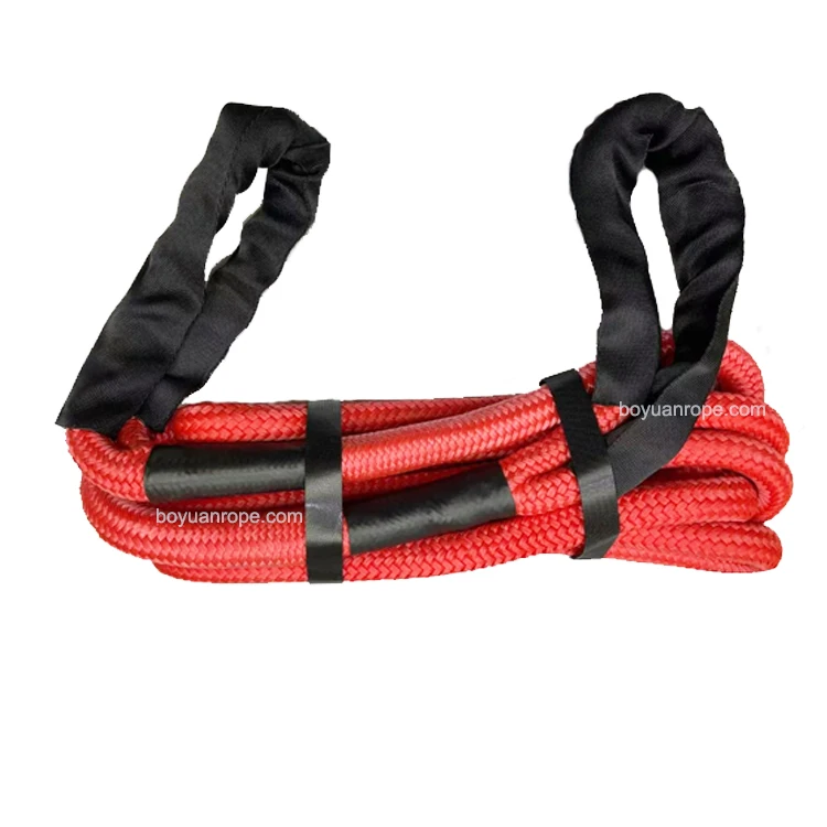 Hot Sell Extension Rescue Rope Braided Rope Offroad Towing Straps Kit for Trucks Tow Rope Mountain Bike