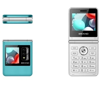 Type-c charging port  dual sim 2.4 inch and 1.77 inch gsm quads bands 4G mobilephones 4g cellphone 4g flip phone