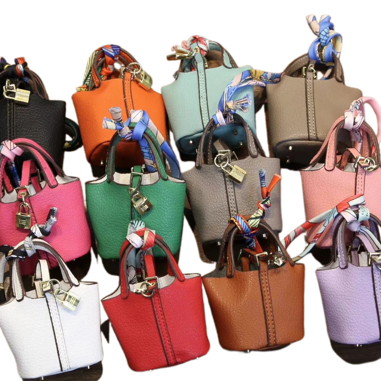Mini Bag Bag Pendants Car Keychain headphone Bag Coin Purse Leather Purse Creative Hanging Accessories