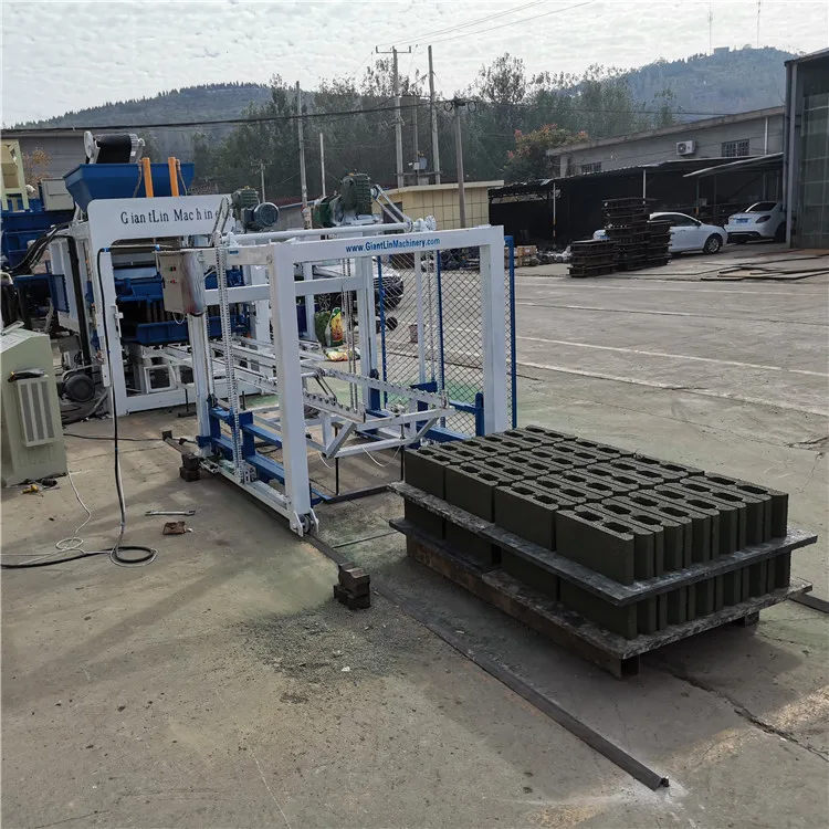 QT10-15 Китай мини PLC гидравлический цементный бетонный полый блок формовочная машина для полого твердого асфальтоукладчика