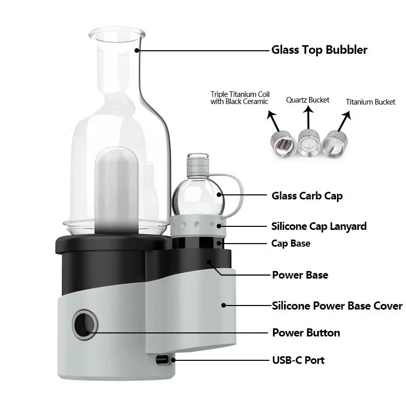 Crossing replaceable sai plus three coils The Core electronic dab rig