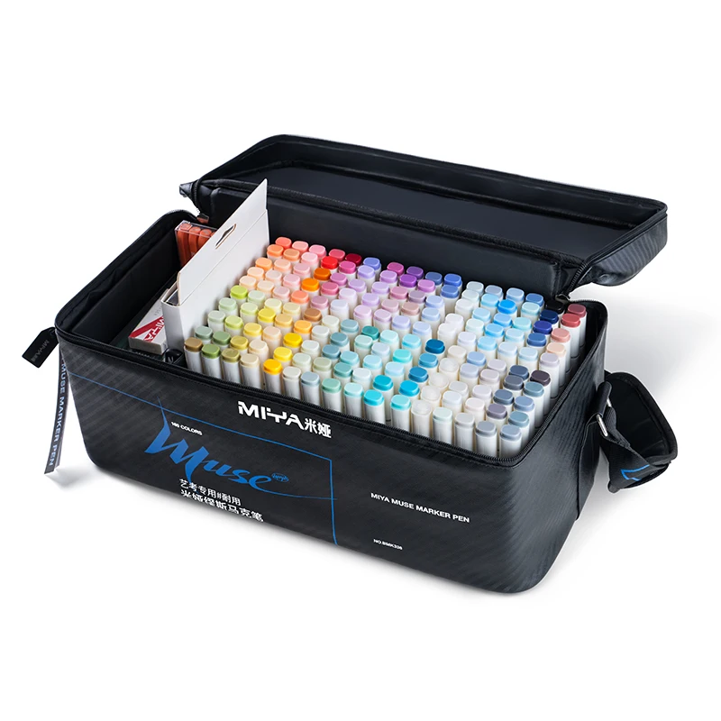 Miya skin-friendly 160pcs color painting kit marker pen set