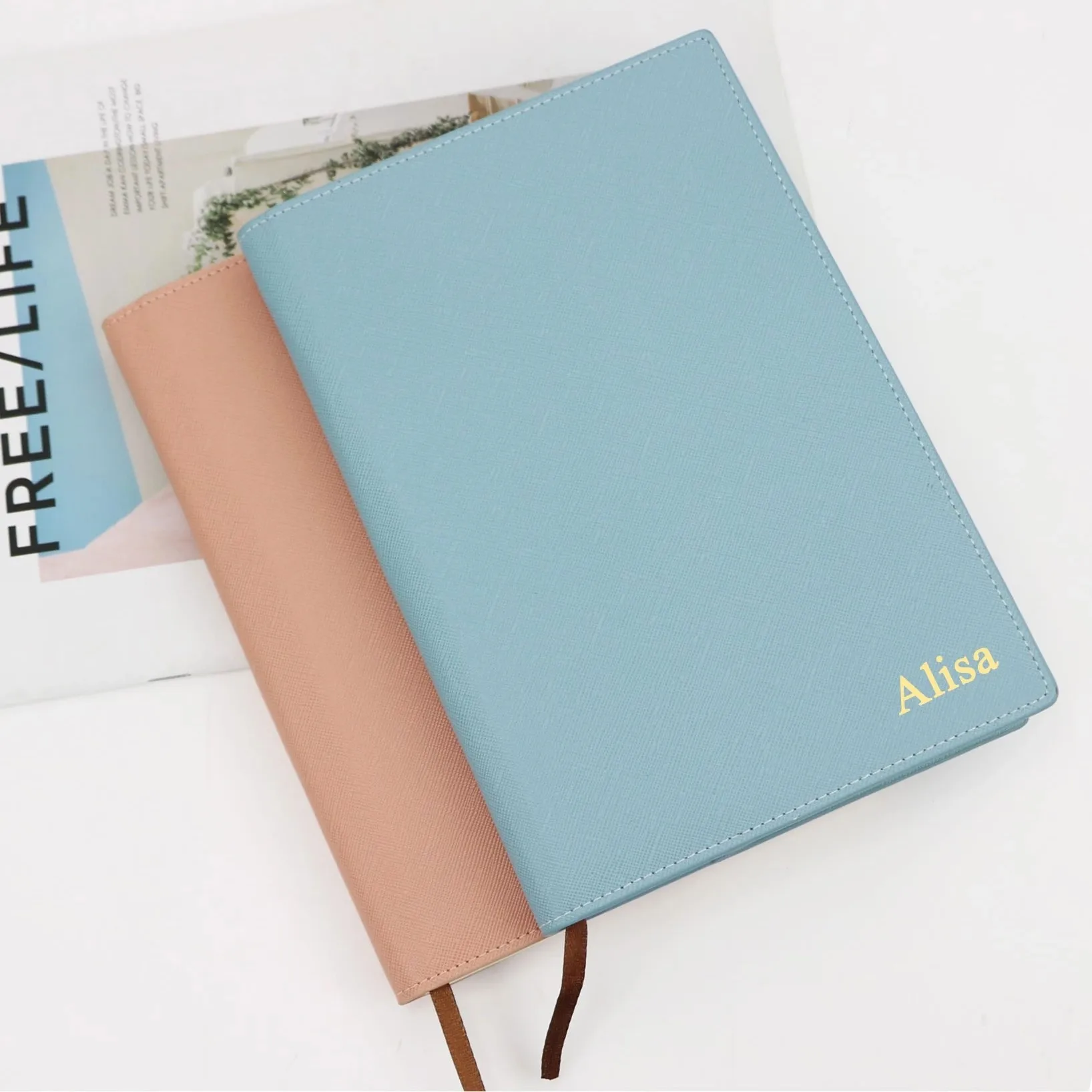 Тетрадь для молочного журнала, Обложка, A5 бумага, 100 листов, пользовательские буквы, крокодил, сафьян, искусственная кожа, блокнот A5