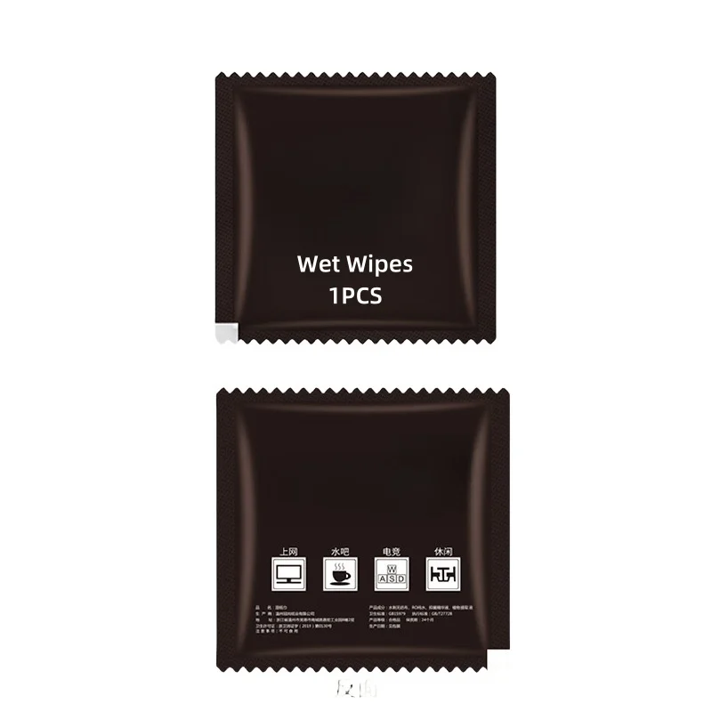 Customized logo Private Label Disposable Single Package Cleaning Wet Wipes