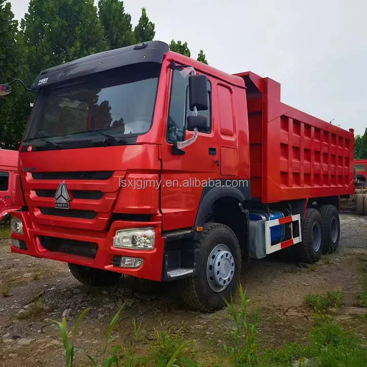 Second Hand HOWO 6x4 10-Wheel Dump Truck New Diesel Manual Weichai Engine Euro 3 Emission Left Right Shacman Heavy Trucksell