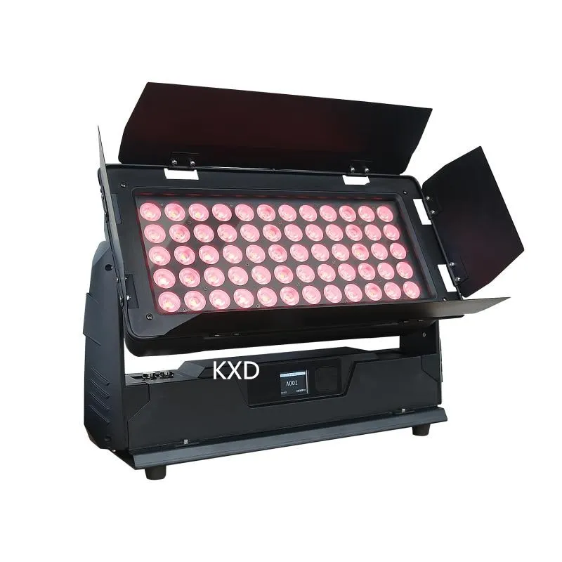  Настенный светильник DMX 60x10 Вт светодиодный городской цветной rgbw 4 в 1 водонепроницаемый наружный проекционный с дверью сарая регулируемым