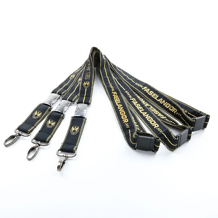 
Factory Direct Custom Lanyard with Metal Buckle 
