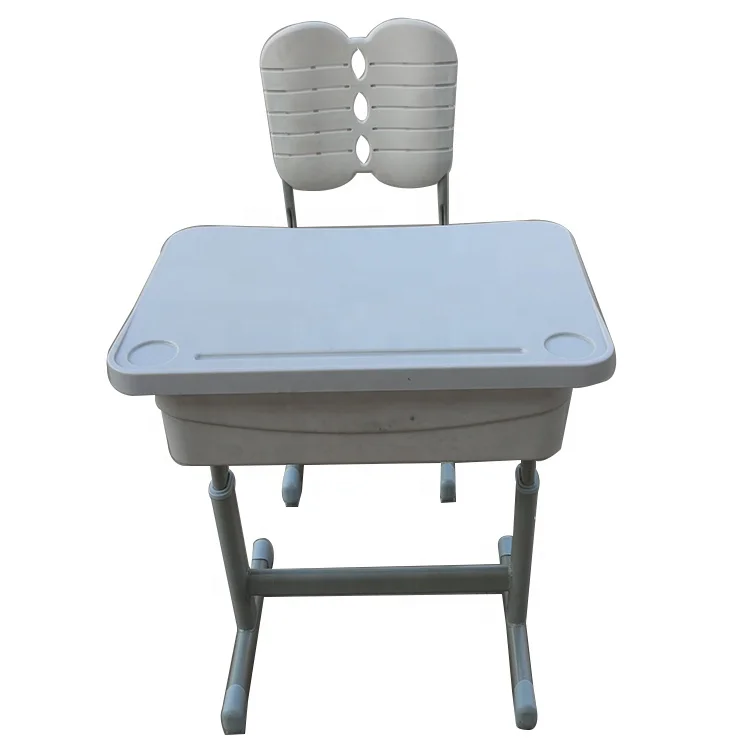 Adjustable height children  portable china school desk chair