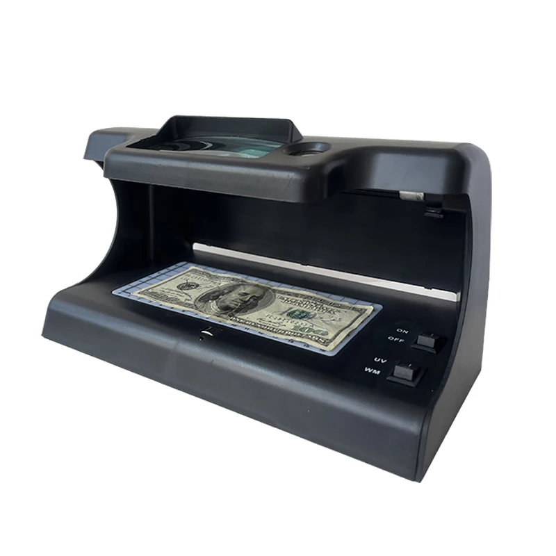 uv mg mini fake counterfeit money detector infrared banknote detector machine with Battery