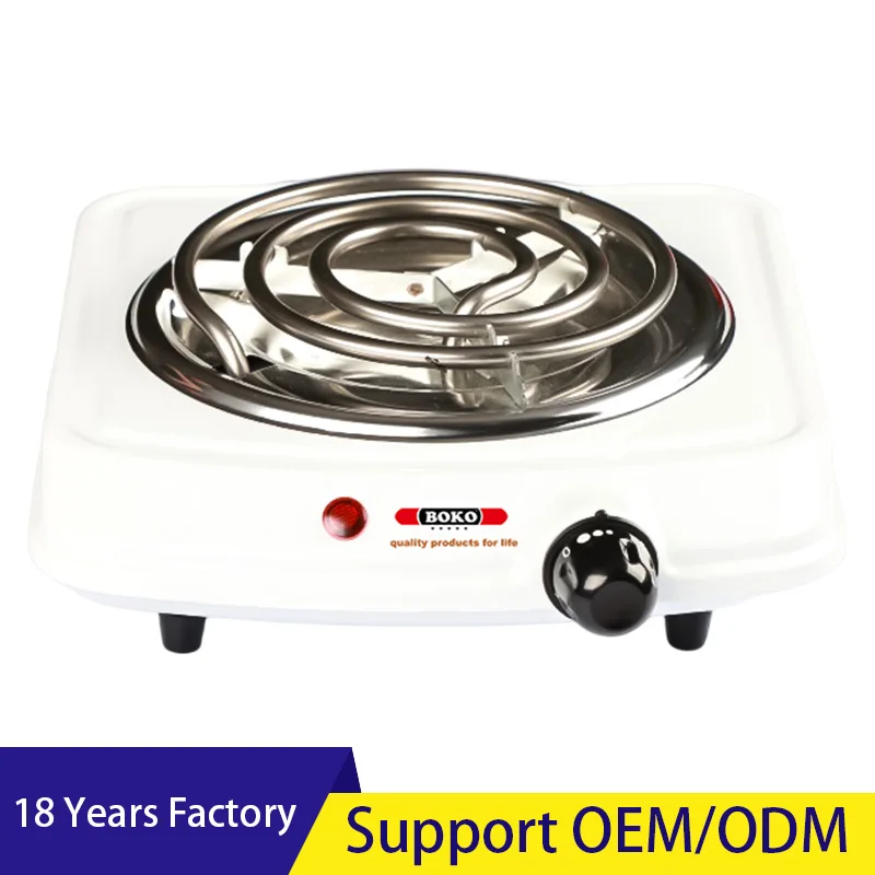 Portable electric stove Mini Single coil cooktop Hot Plate Cooker Spiral heating plate factory price electric burner stove