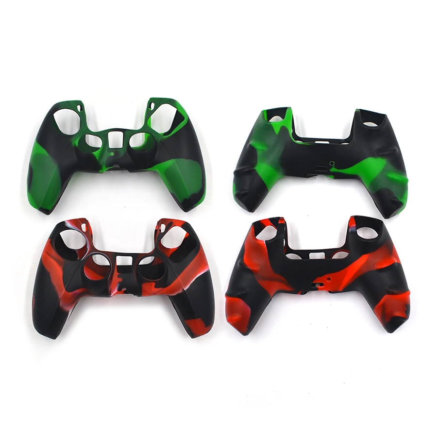Popular Camouflage Silicone Skin Case Cover for Sony Playstation 5 PS5 DualSense Controller