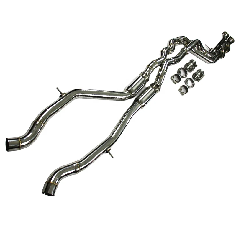 Труба средней длины для BMW M3/M4 F80 F82 F83 S55 3 0 T 2014-2019 выхлопная труба 304 выхлопной системы автомобиля из нержавеющей стали