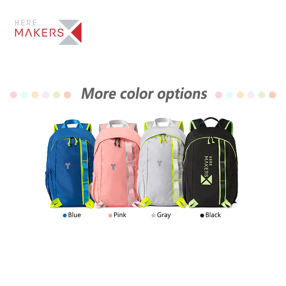 Light weight with shoes compartment back pack bags sport travel student school gym waterproof backpack