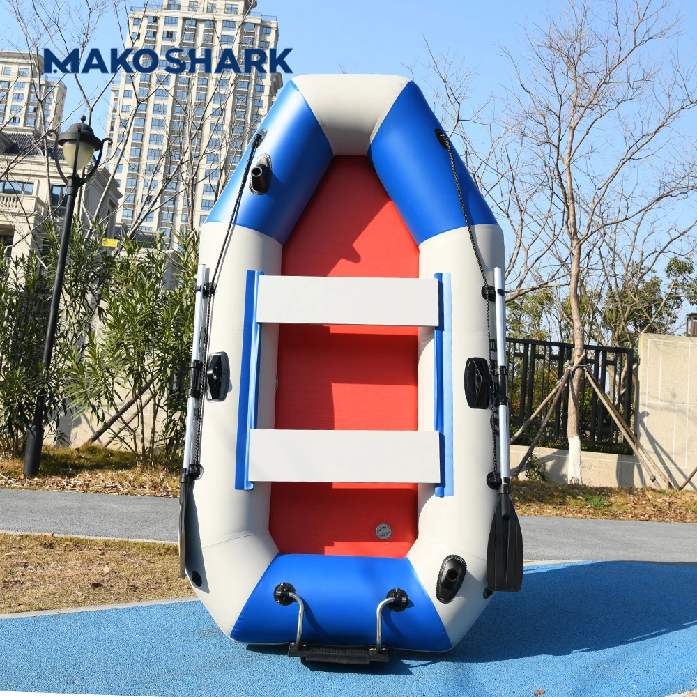 2 Meter Small Plastic Fishing Boat Inflatable PVC Rowing Boats
