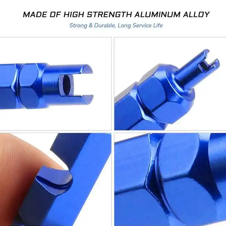 Aluminum Alloy French Valve Wrench Core Valve Core Disassembly Tool Bicycle Accessories for Cycling enthusiasts
