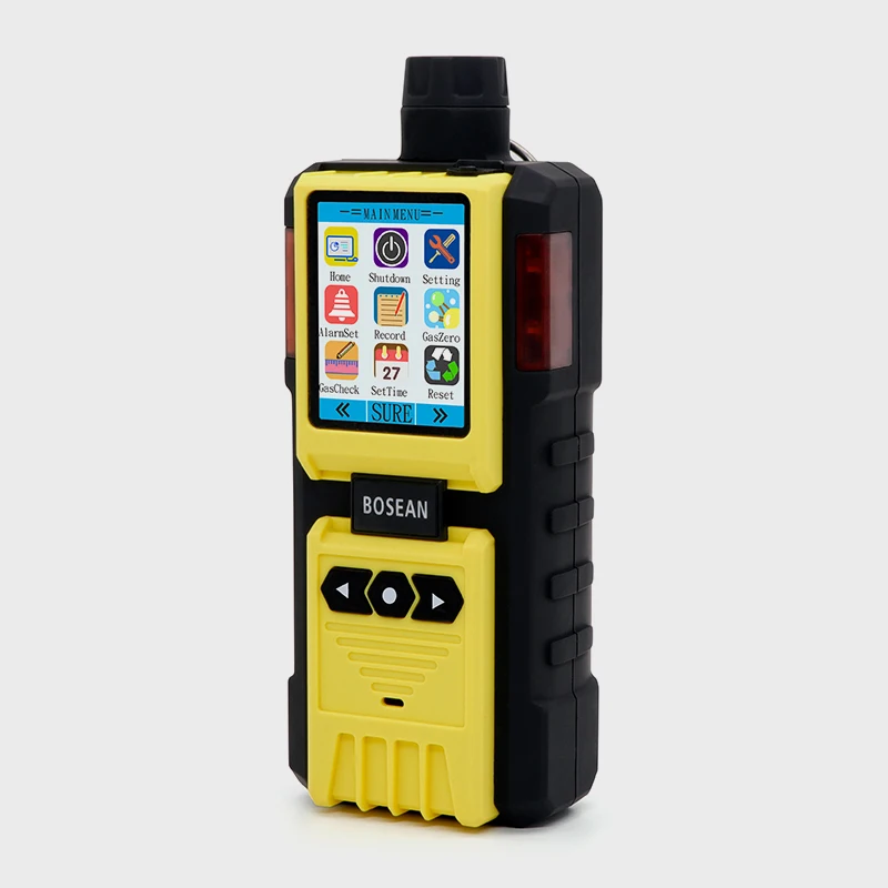 Bosean nitrogen dioxide gas analyzer pumping portable gas detector co o2 h2s nh3 lel gas detector