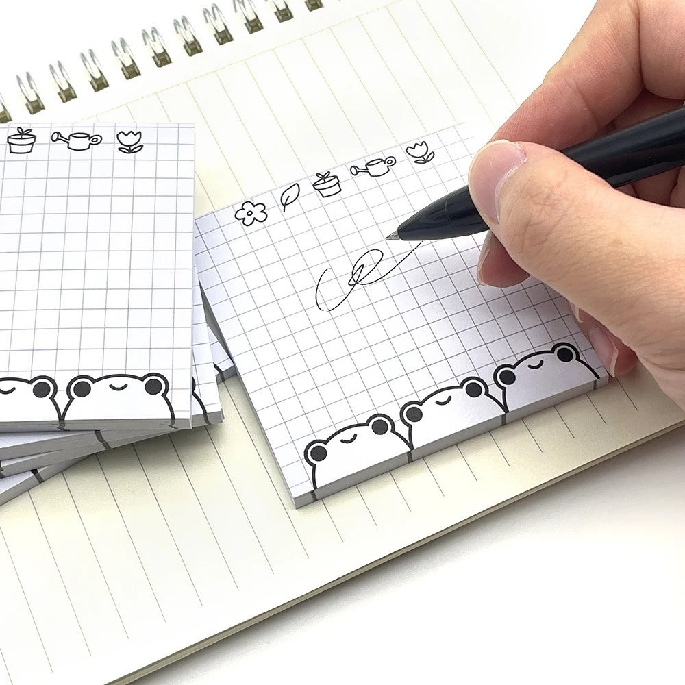 Custom Small Fresh Style Cartoon Printed Memo Pad Weekly Planner Marked Memo Pads