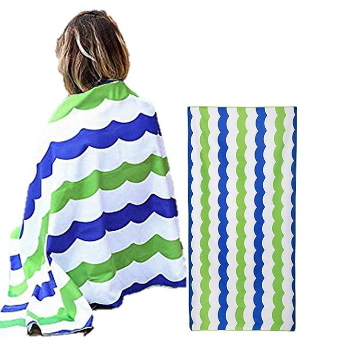 80 polyester 20 polyamide microfiber beach towel fast dry microfiber towel