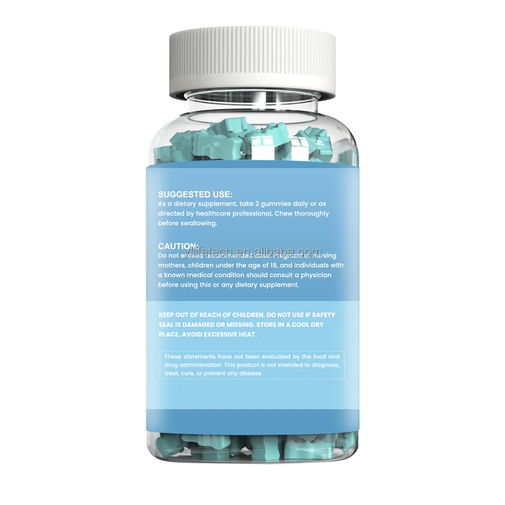 OEM Wholesale Blueberry Vegan Creatine Monohydrate Gummies Private Label 5g Bears For Men & Women Muscle Growth