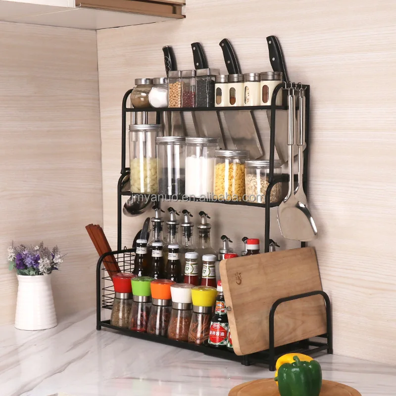 Metal Standing Shelf Iron Sheet Space Saver Heavy Duty Storage Tower Rack