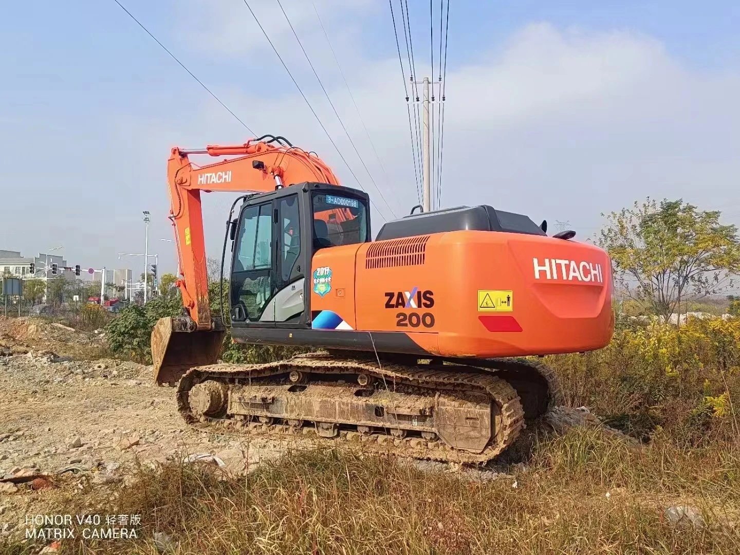 Лидер продаж б/у экскаватор среднего размера HITACHI ZX200 20 тонн подержанный с хорошим состоянием хода