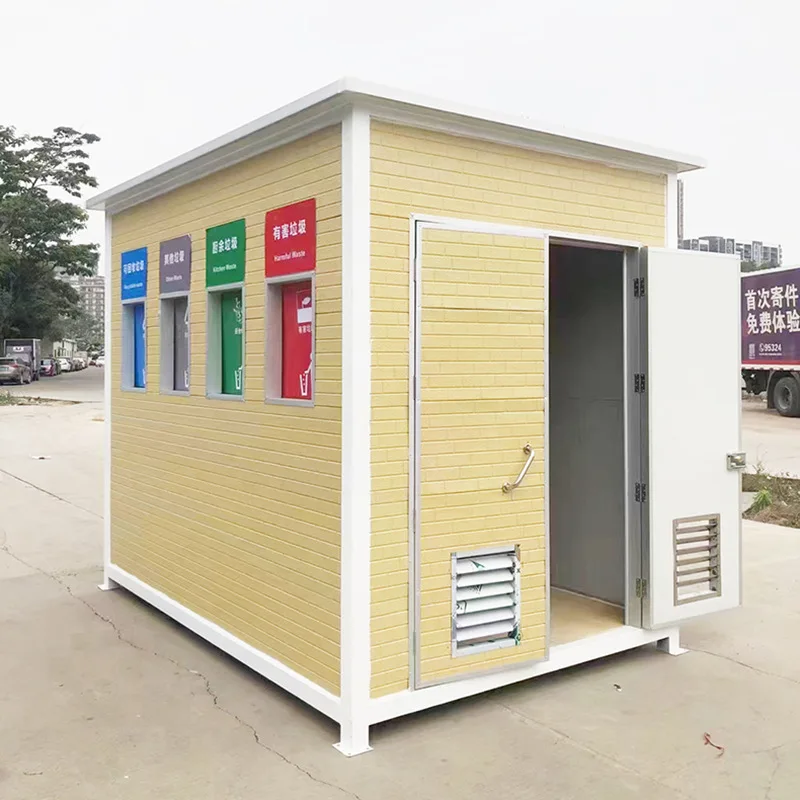 Garbage sorting kiosk