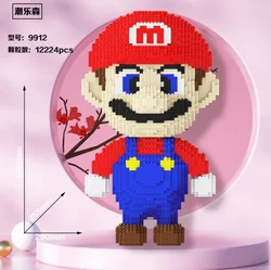 Leg0 blocks factory direct sales mario bros150cm 93cm 50cm DIY ornaments creative gifts wholesale adult decompression male toys