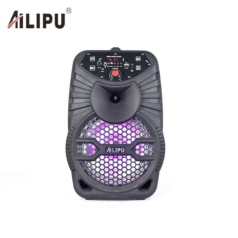 
ailipu bt speakers portable outdoor karaoke 8 Inch Speakers 