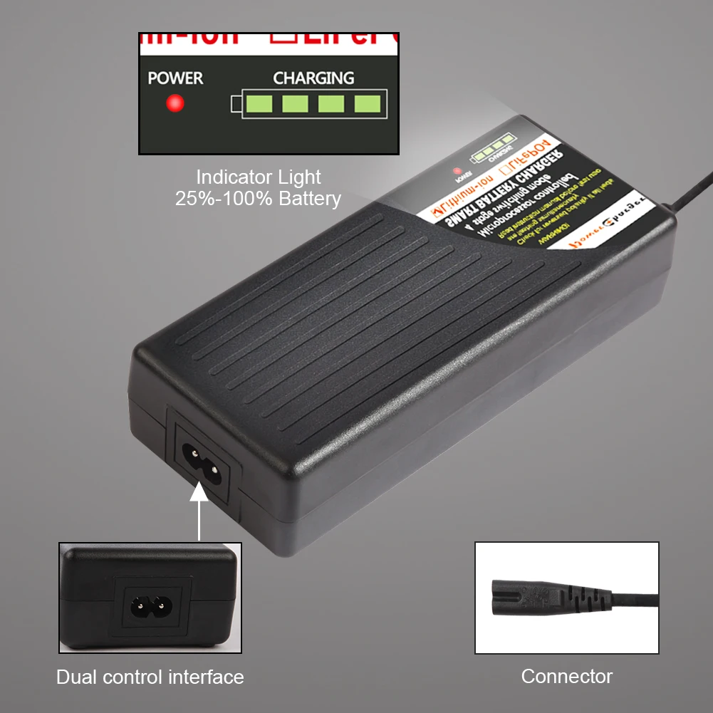 Зарядное устройство для литий-ионных аккумуляторов, 12 В, 24 В, 42 в