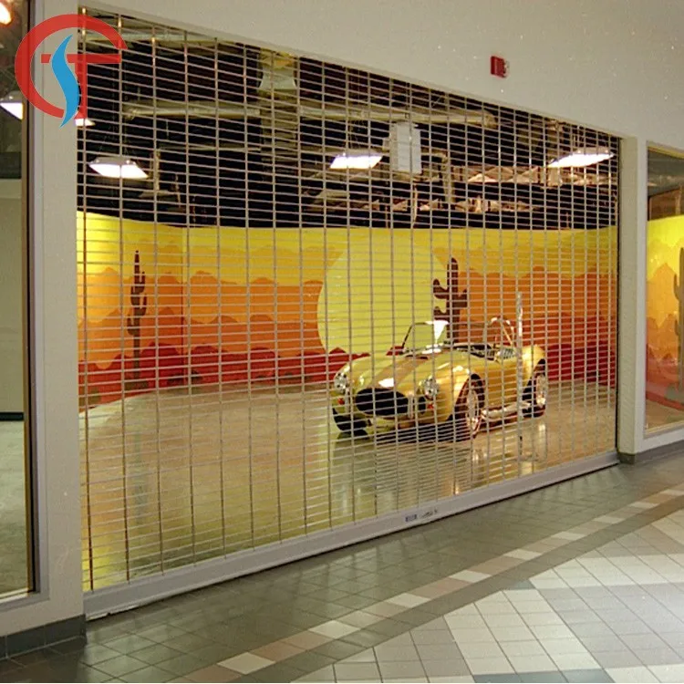 High Security Steel Roller Door/stainless Steel Security Doors/stainless Metal Ventilation Grille Door Steel Roll