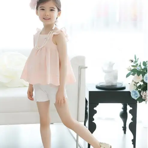 Express Import Children Korean Clothes Lace Collar Girls Fancy Top