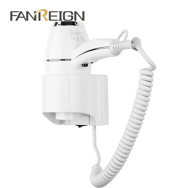FANREIGN FR-2206 2000W Hair Dryer Hotel Wall Mounted Hair Dryer  For Bathroom Hair Dryer Nylon