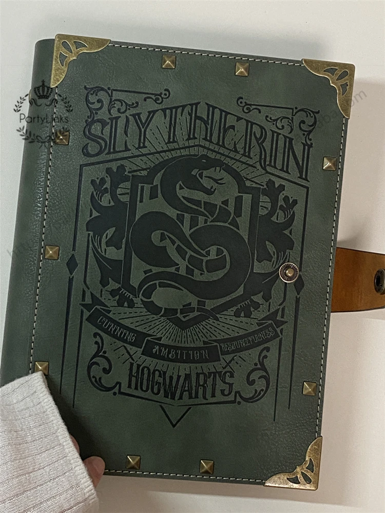 Записная книжка Harryed Potters Hogwarts винтажный крафт-блокнот Slytherin Ravenclaw Hufflepuff Document Book