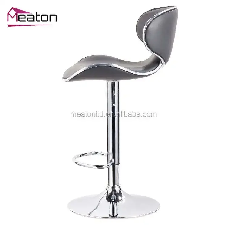 Factory Price Wholesale Pu Leather Seat Cushion Kitchen Bar Counter Stool with Footrest