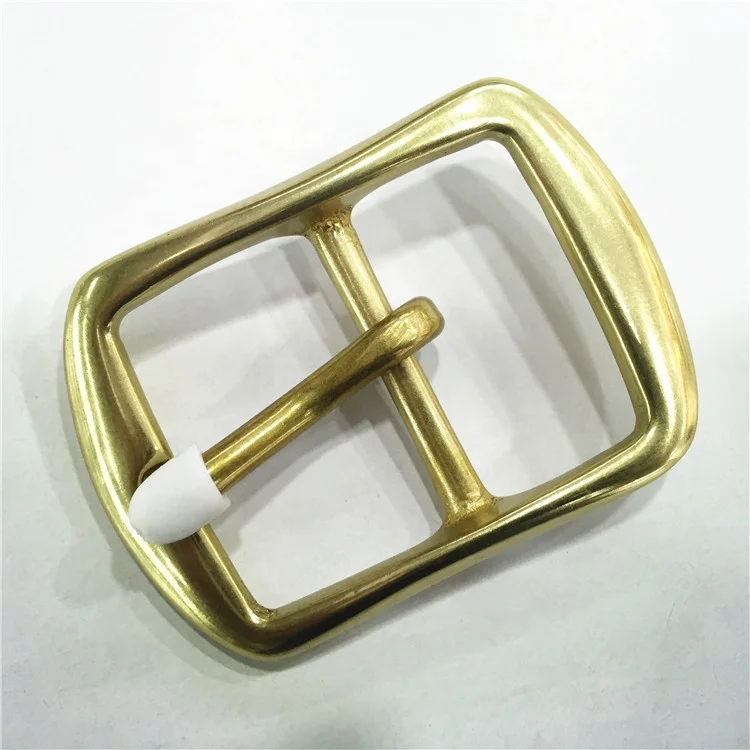 custom made 35mm pure brass belt buckle for belts High quality OEM solid brass buckle manufacturer metal buckles for man