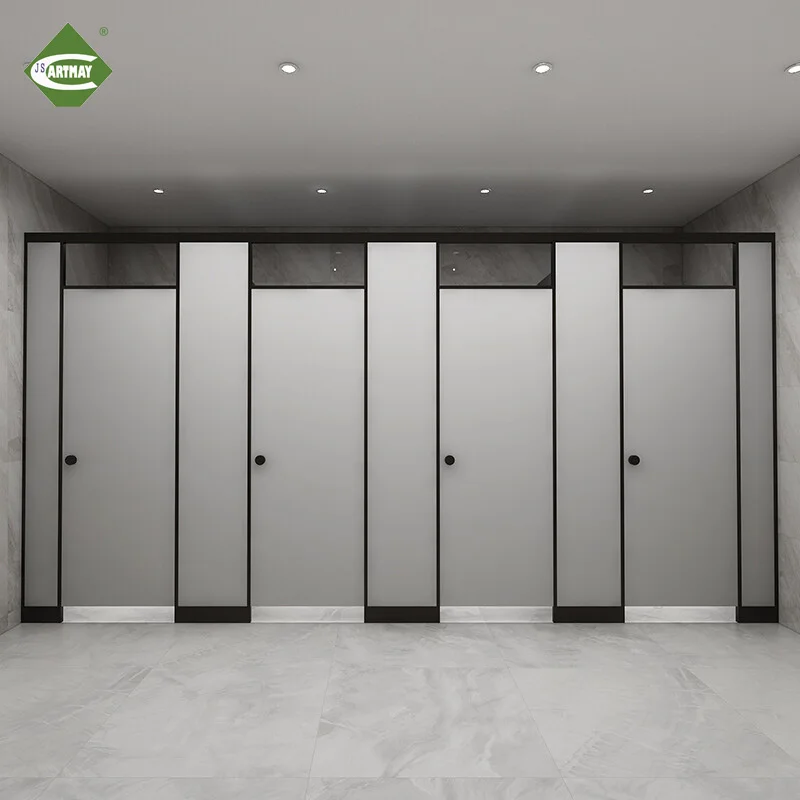 Good Price Commercial Toilet Stalls Plastic Laminate Toilet Cubicle Partitions Phenolic Resin Toilet Compartments For Office