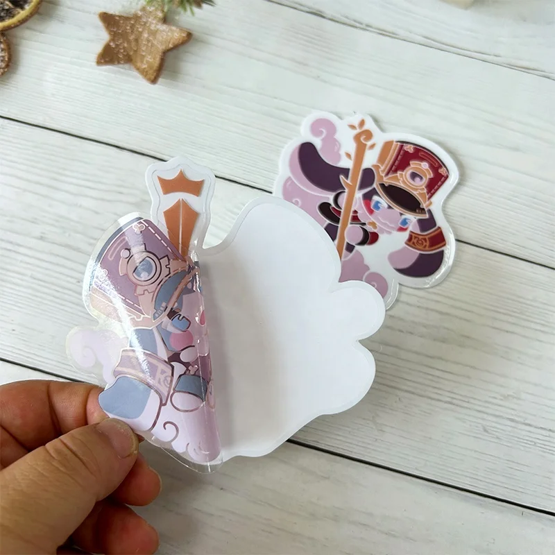 Hot Sale Waterproof Durable Vinyl Die Cut Custom Transparent Sticker Printing Personalized Image Logo Label Custom Clear Sticker