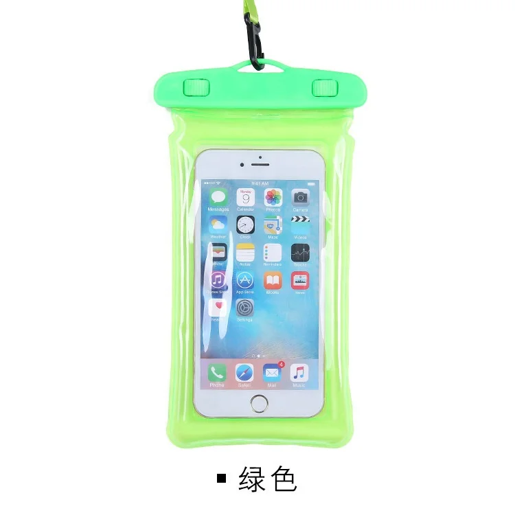 waterproof bag swimming sport waterproof pouch sealed transparent pvc waterproof cell phone case for Iphone for Samsung