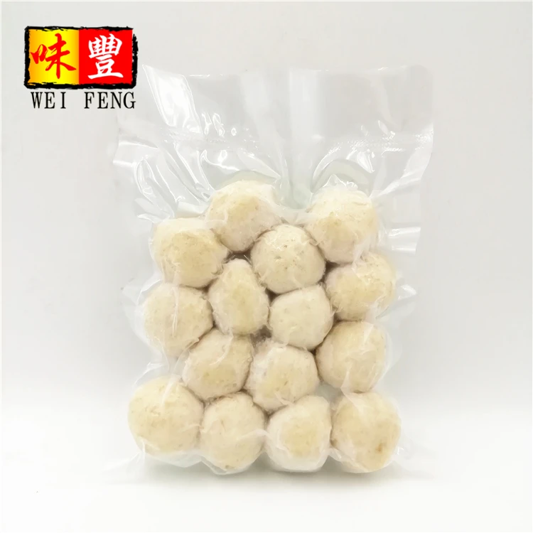 Сертификация HACCP китайский вакуумный мешок 225 г Bai Yuxian рыбный шарик замороженный