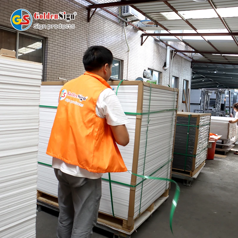 Goldensign 10mm pvc Foam Sheet with Laminated surface