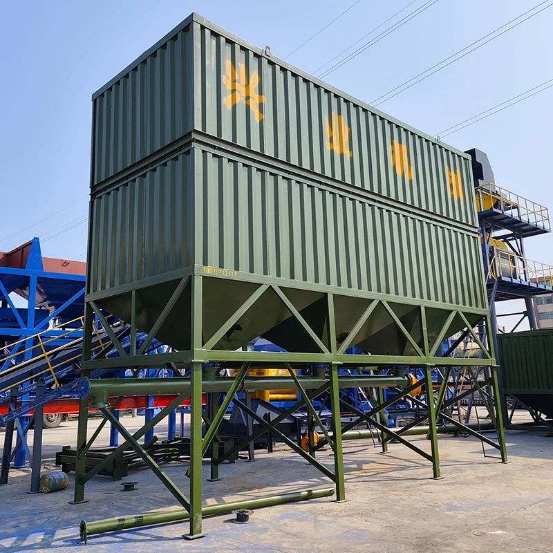 Portable Square Cement Silo Stackable Tank Cement Silo 30t 50t 60t 80t 100t 200t Horizontal Cement Silo