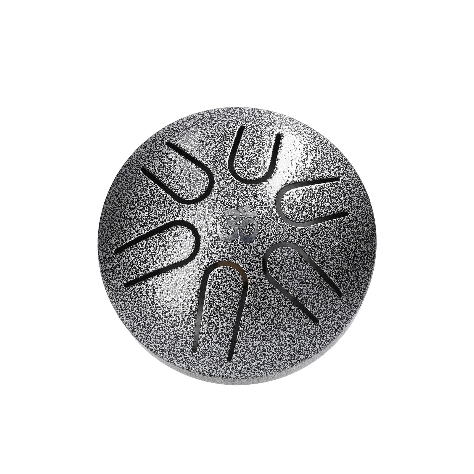 Steel Tongue Drum Steel Drum 3 Inch Pocket Drum Silver