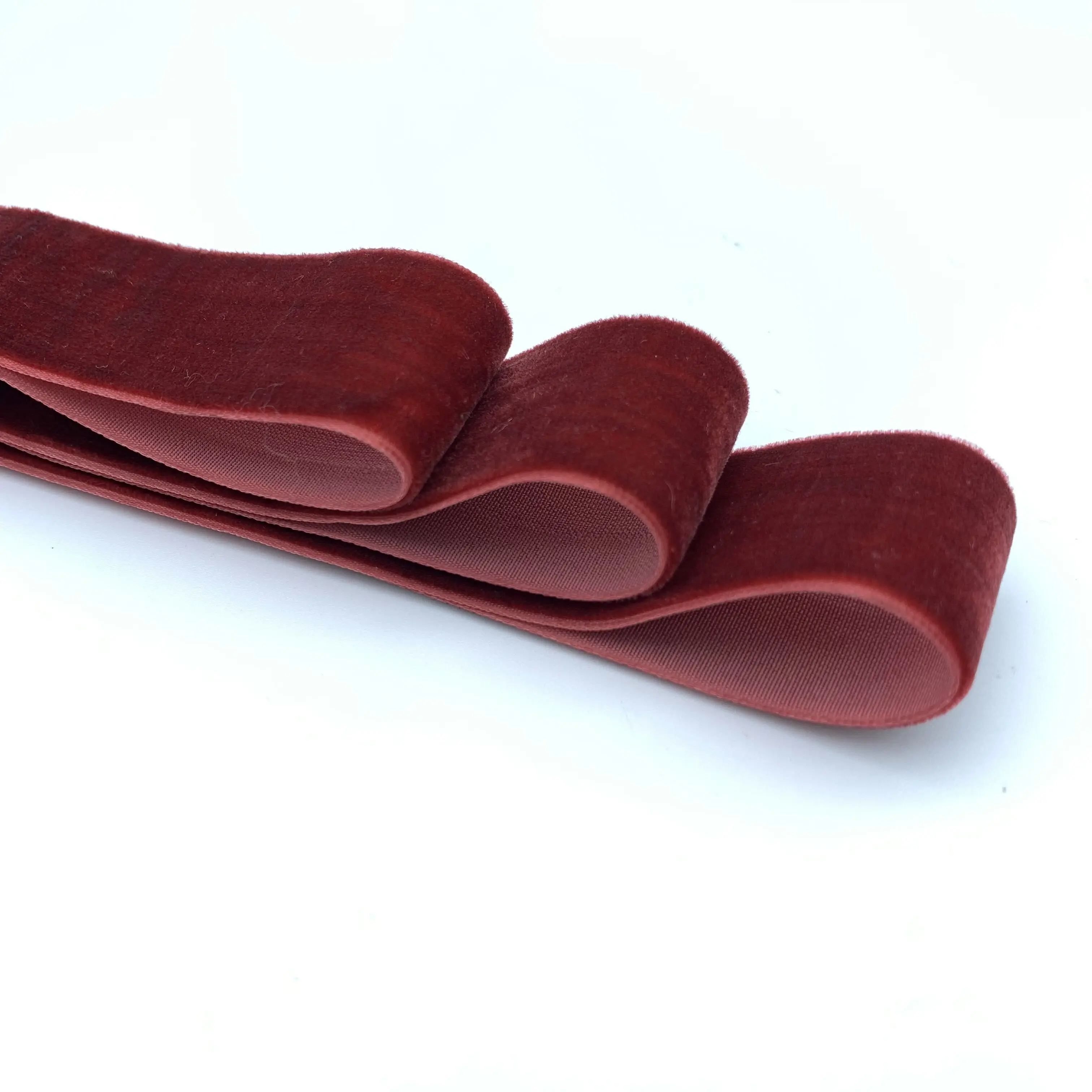 E-Magic Stock 16mm Velvet Ribbon Packaging Red Ribbon Decoration Gift Box Christmas Ribbon