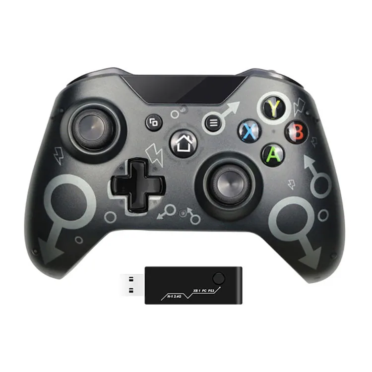 For Microsoft Xbox One S X PS3 Windows 10 Dual Vibration 2.4G Wireless Controller Gamepad Joystick