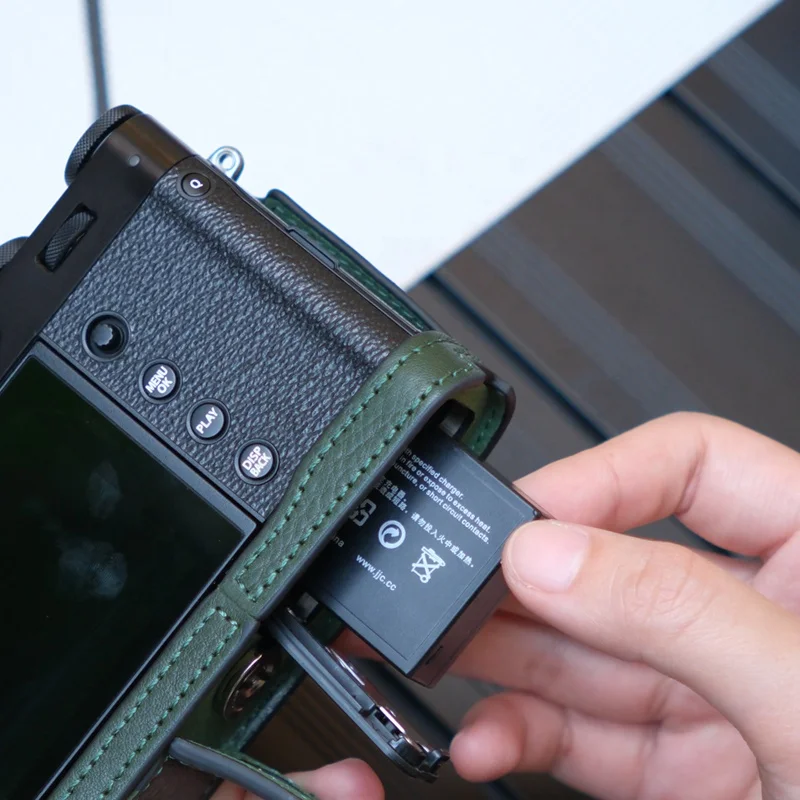 Высококачественный чехол из натуральной кожи для камеры Fujifilm