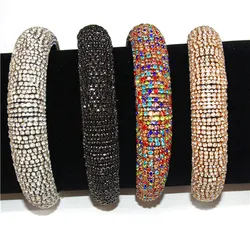 JRX New Arrival Luxury Diamond Headband Rhinestone Fashion Handmade Hairband For Women