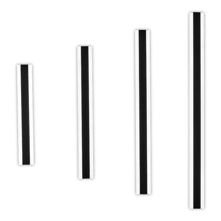 110V 220V Acrylic Modern Exterior Linear Strip Wall Lamp 3000K Warm White Outdoor Wall Sconce Long LED Wall Light