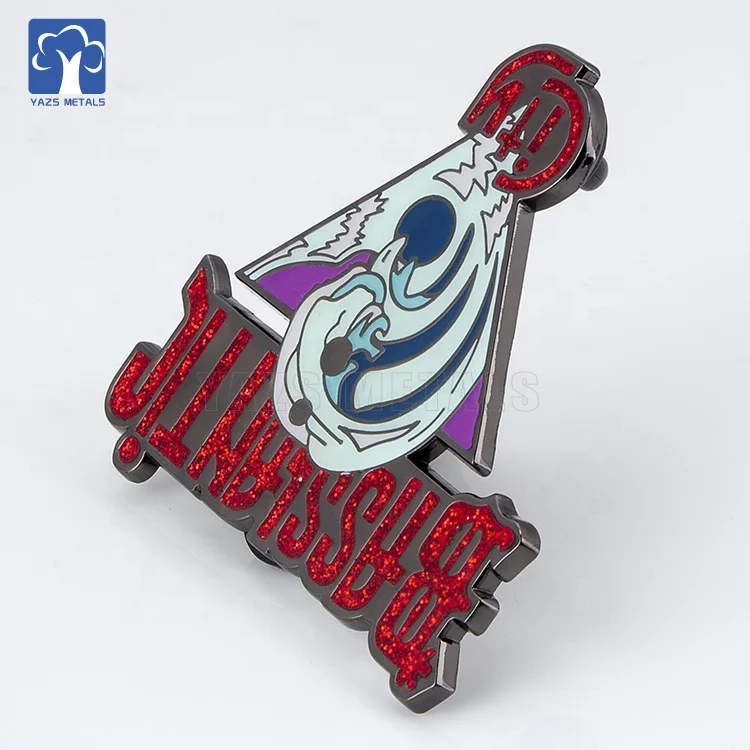 2024 gold silver bronze new design metal hard soft enamel unicorn lapel pin